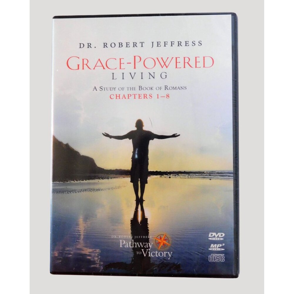 Grace-Powered Living Dr. Robert Jeffress DVD MP3 CD Study On Romans 1-8 PTV